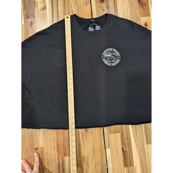 Firestone Walker Brewing Co. Black Cropped Sweatshirt XXL Cotton Blend - Picture 6 of 6